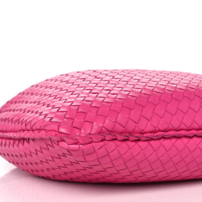 Bottega Veneta Nappa Intrecciato Medium Veneta Hobo Fuchsia 8 of 9