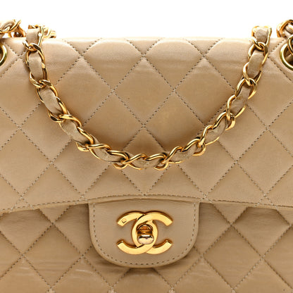 Chanel Lambskin Quilted Small Double Sided Flap Beige 10 of 12