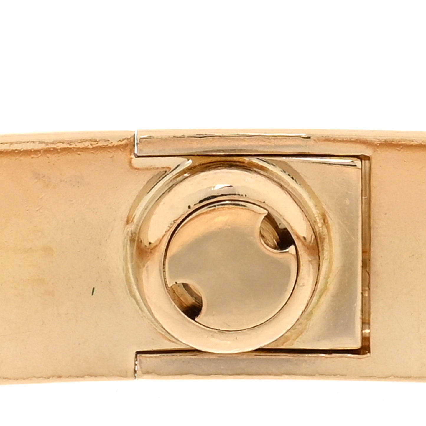 18K Yellow Gold 4 Diamond LOVE Bracelet 17