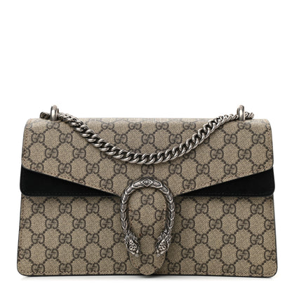 Gucci GG Supreme Monogram Small Dionysus Shoulder Bag Black 1 of 16