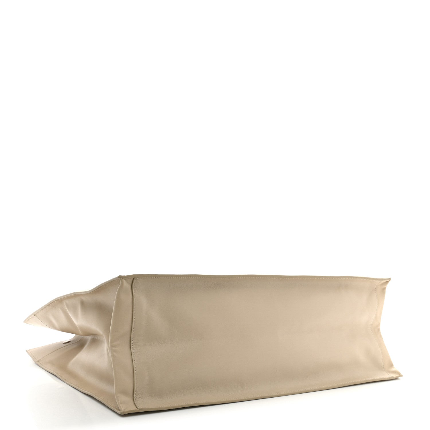 Saint Laurent Vitello Large Rive Gauche Tote Sea Salt 4 of 12