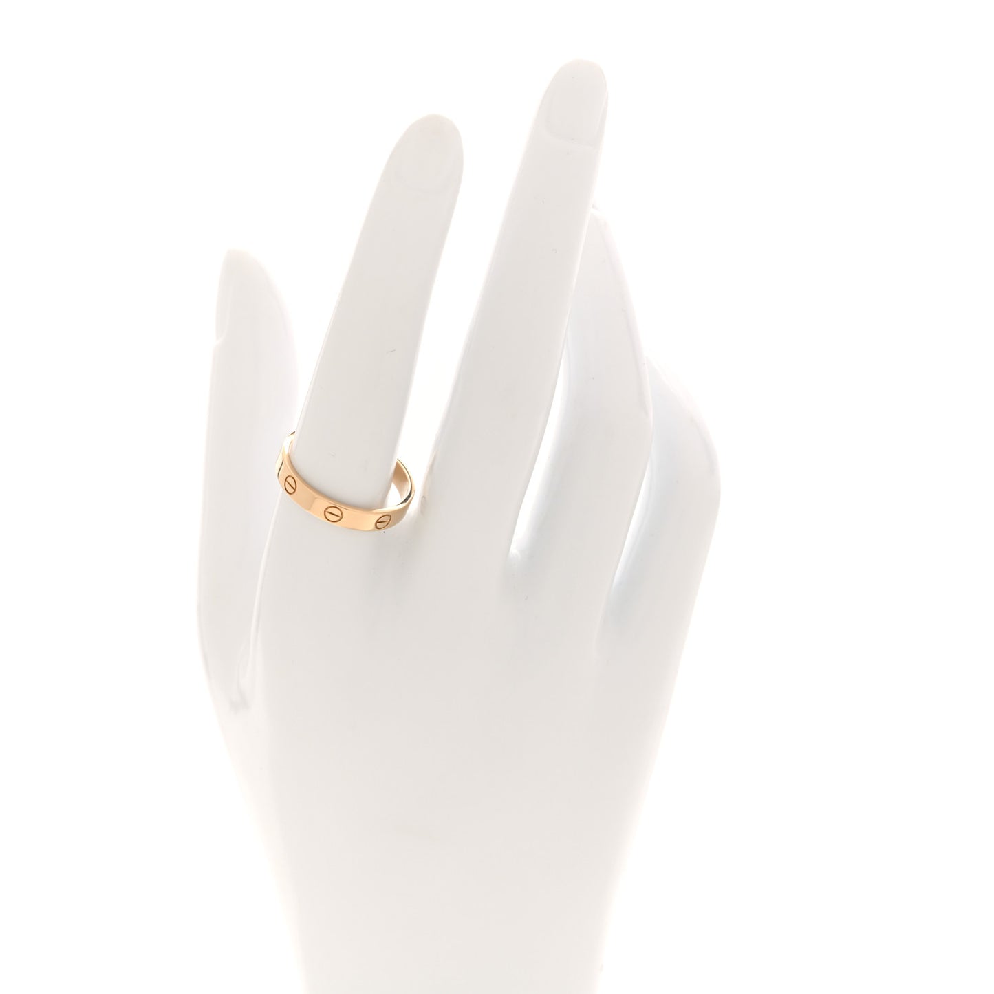18K Yellow Gold 3.5mm LOVE Wedding Band Ring 59 8.75