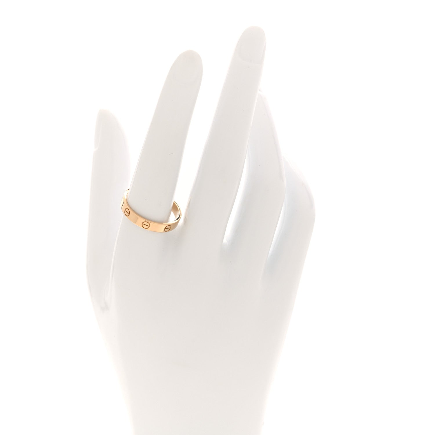 Cartier 18K Yellow Gold 3.5mm LOVE Wedding Band Ring 59 8.75 2 of 5