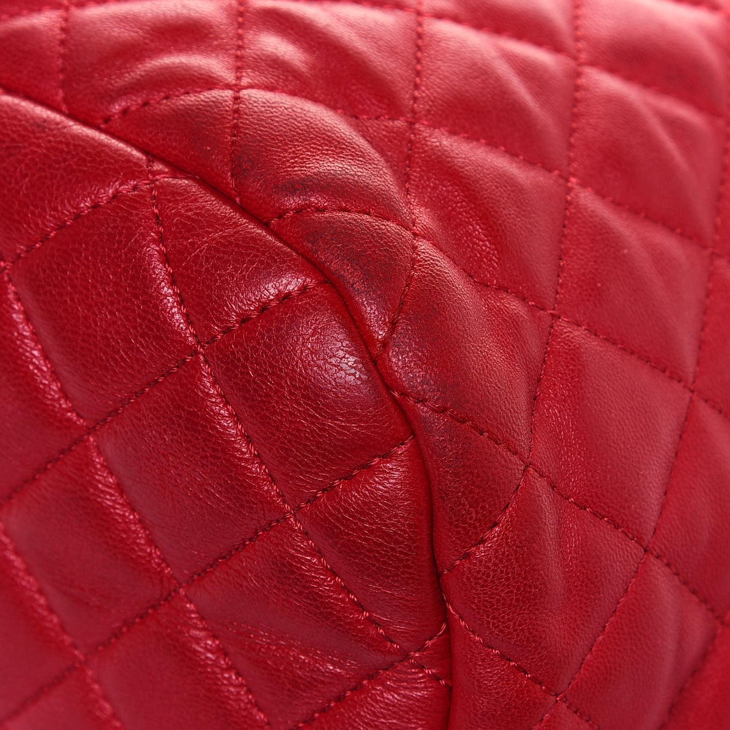 Lambskin Quilted Small Urban Spirit Backpack Red