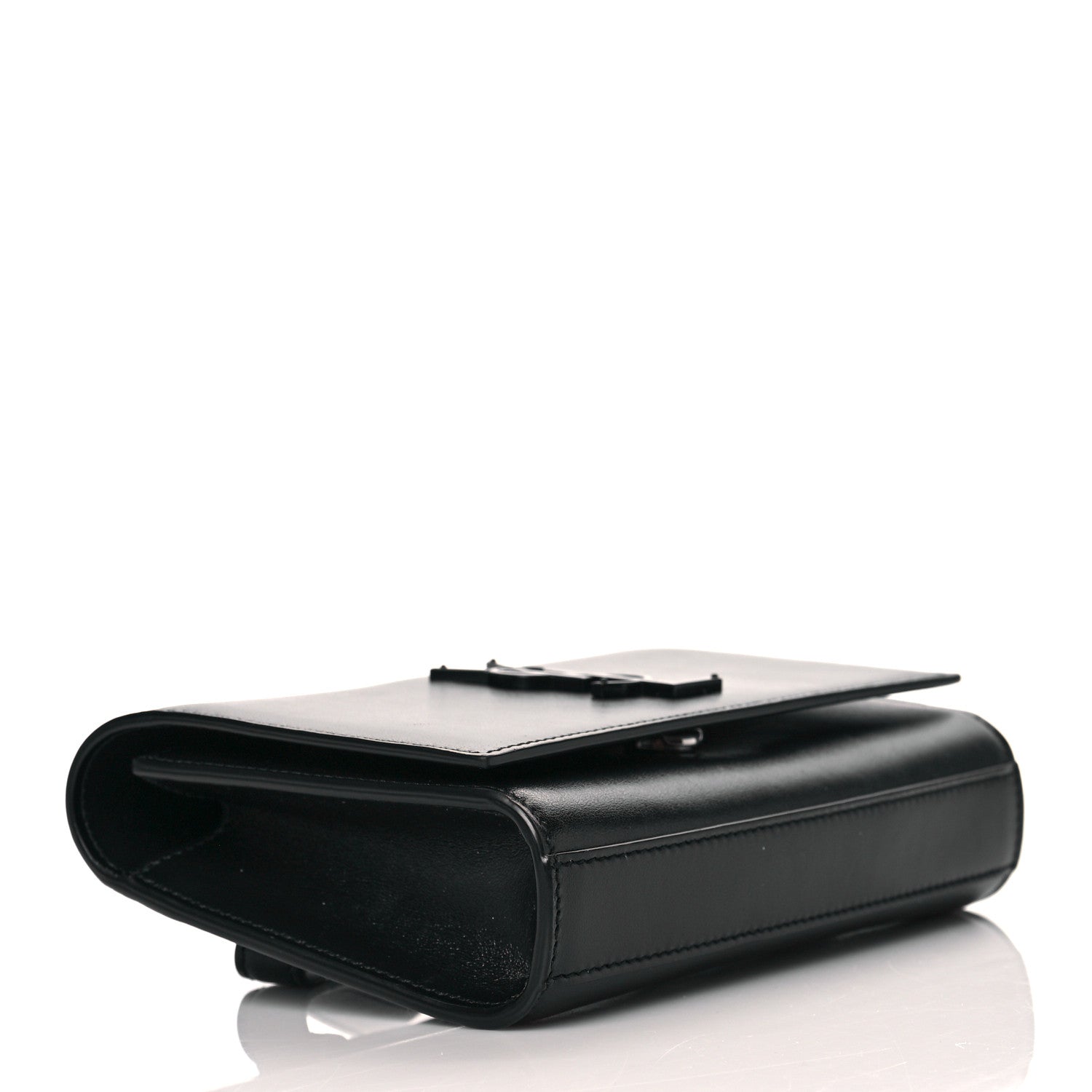 Saint Laurent Smooth Calfskin Monogram Kate Belt Bag Black 3 of 8