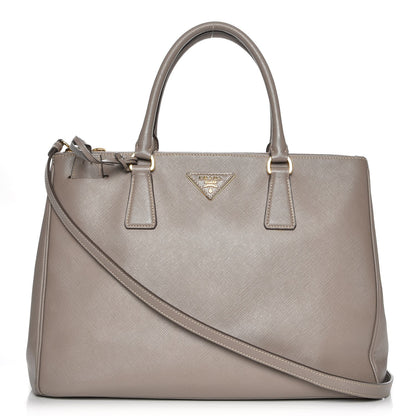 Prada Saffiano Medium Galleria Double Zip Tote Argilla 1 of 12