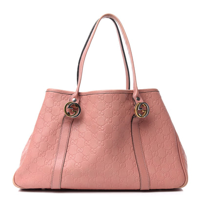 Gucci Guccissima Medium GG Twins Tote Pink 1 of 21