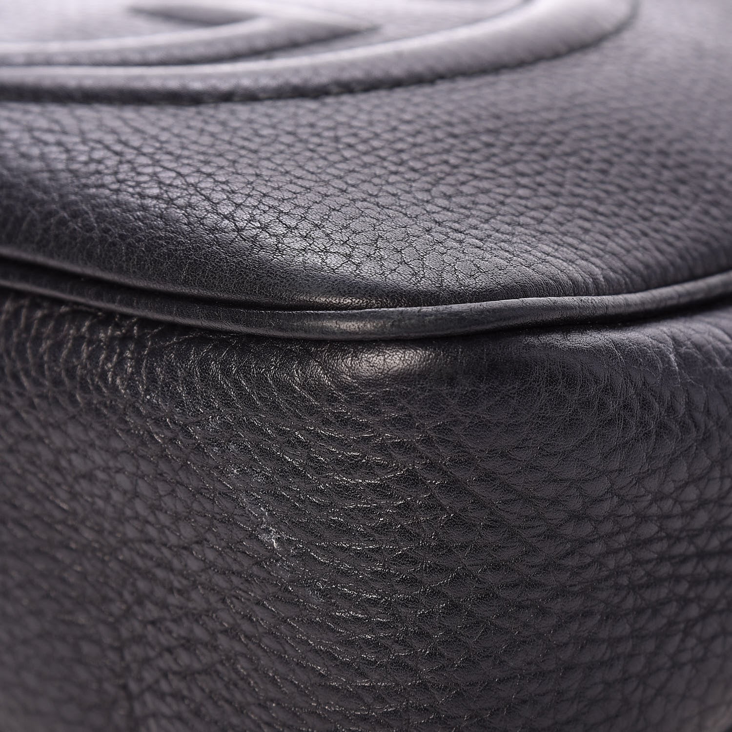 Gucci Pebbled Calfskin Small Soho Disco Bag Black 11 of 16