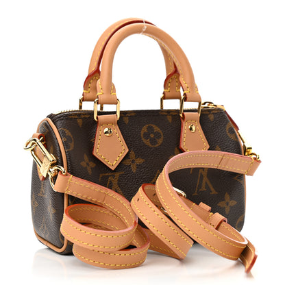 Louis Vuitton Monogram Nano Speedy Bandouliere 4 of 11
