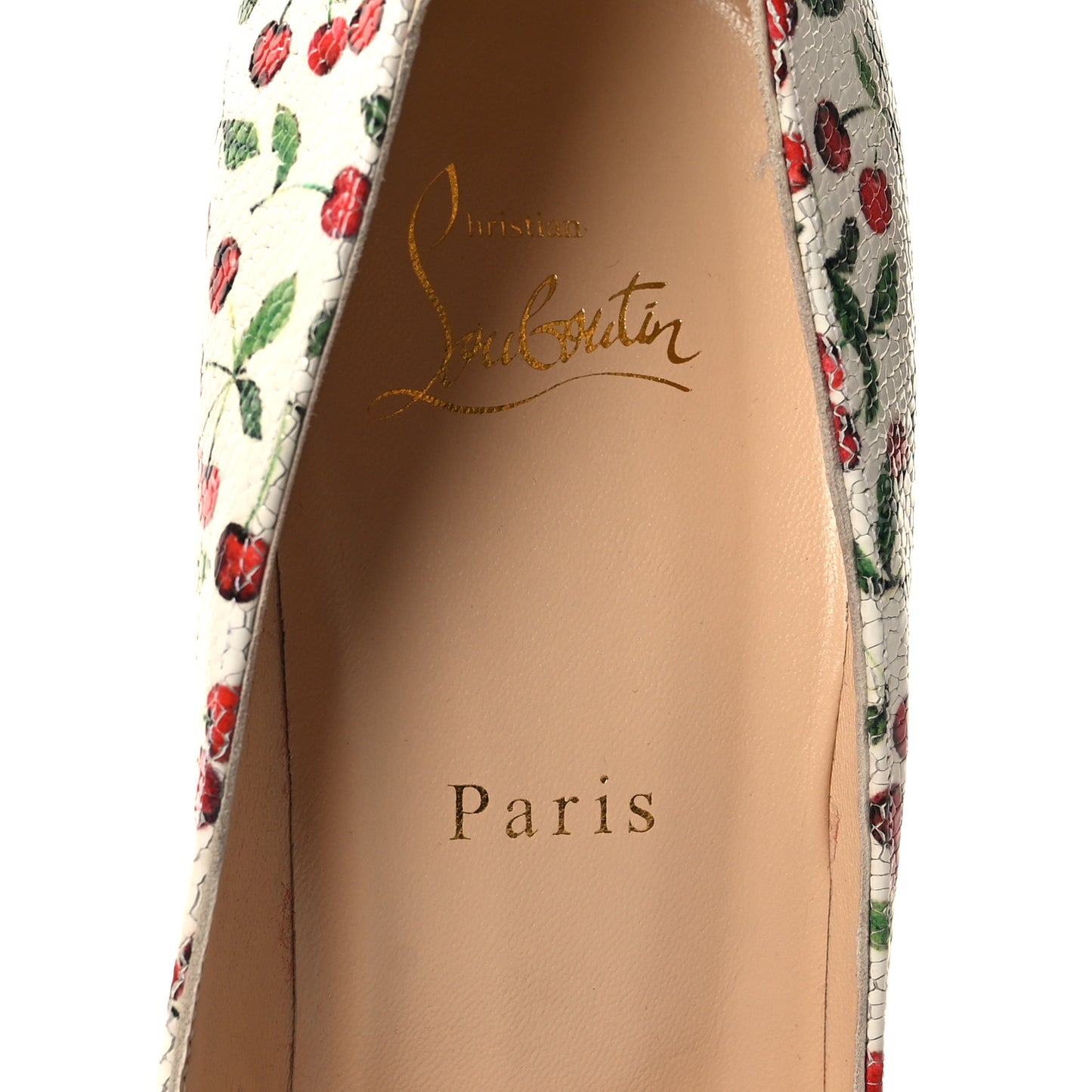 Calf Caviar Cerise Pigalle Follies 100 Pumps 40.5 Latte