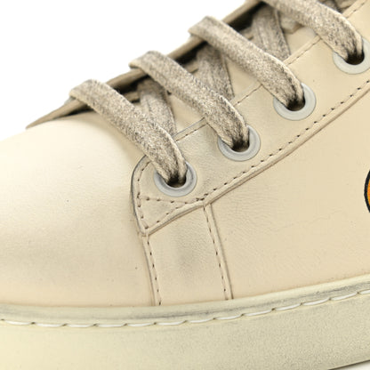 Gucci X DISNEY Miro Soft Calfskin Mickey Mouse Print Womens Ace Sneakers 38.5 Ivory Deep Orange 11 of 13