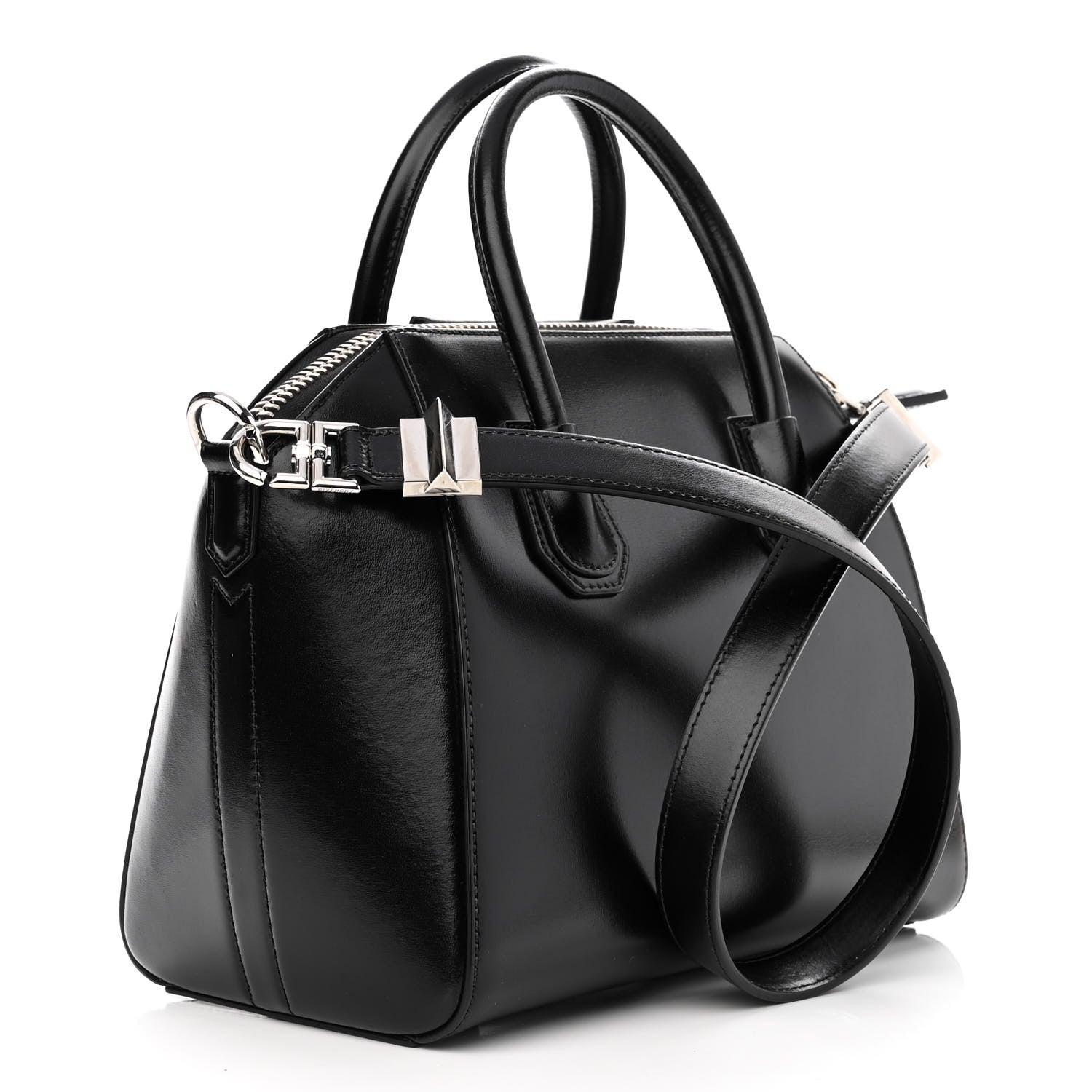 Givenchy Shiny Lord Calfskin Small Antigona Black 3 of 10