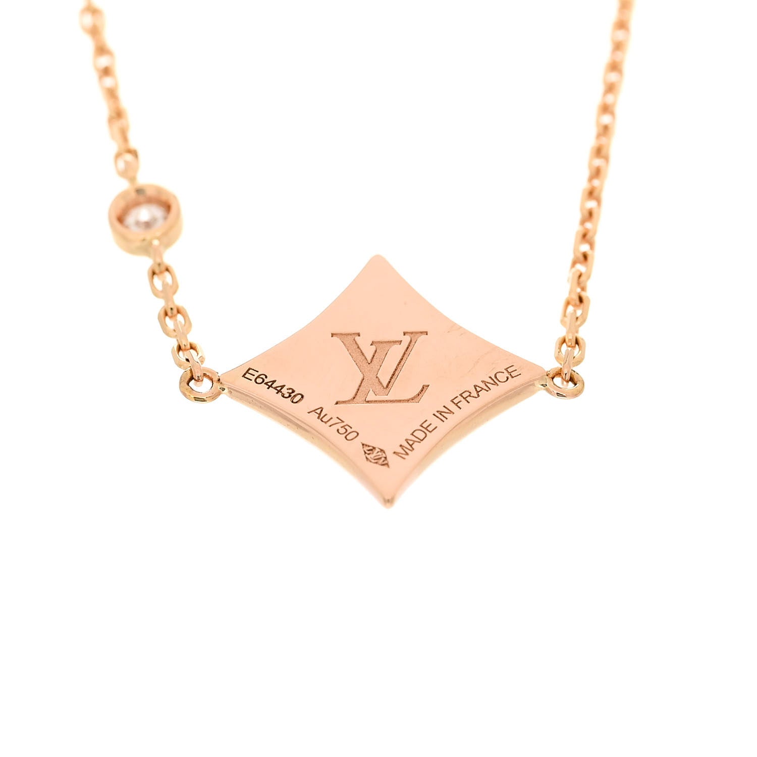 Louis Vuitton 18K Pink Gold Diamond Mother of Pearl Color Blossom BB Star Bracelet 3 of 5