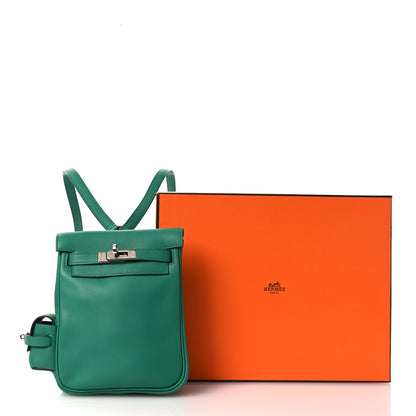 Hermes Swift Kelly Jump Backpack Menthe 24 of 25