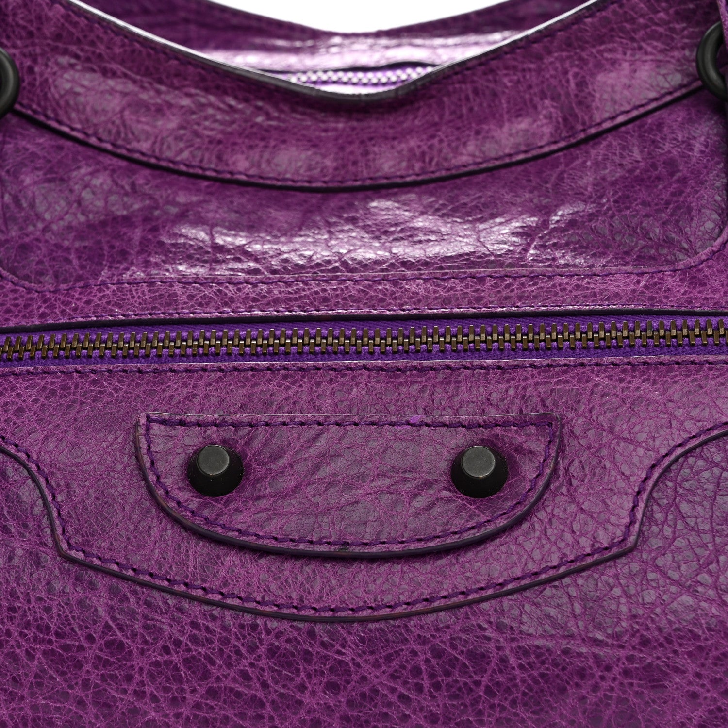 Balenciaga Agneau Classic Hardware City Ultraviolet 9 of 11
