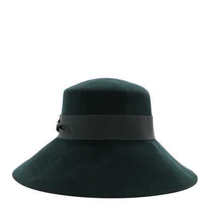 Hermes Rabbit Felt Farrah Pop H Hat 58 Vert Sapin 5 of 7