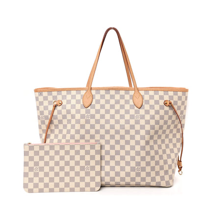 Louis Vuitton Damier Azur Neo Neverfull GM Rose Ballerine 3 of 14