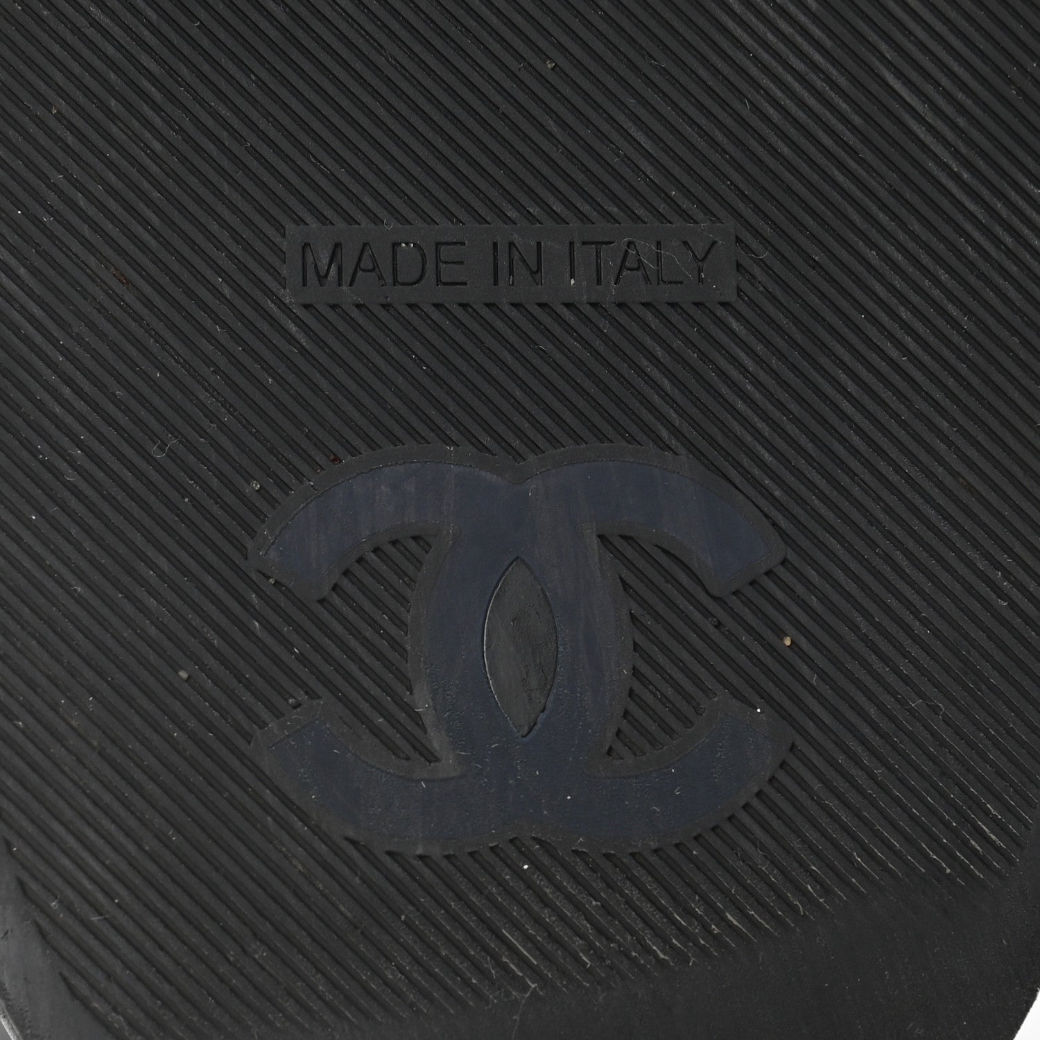 Chanel Lambskin Camellia High Top Sneakers 40 Navy 7 of 10