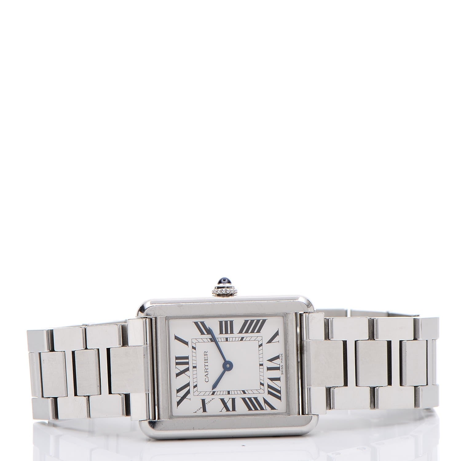 Cartier Stainless Steel 24mm Tank Solo Quartz Watch 3 of 8