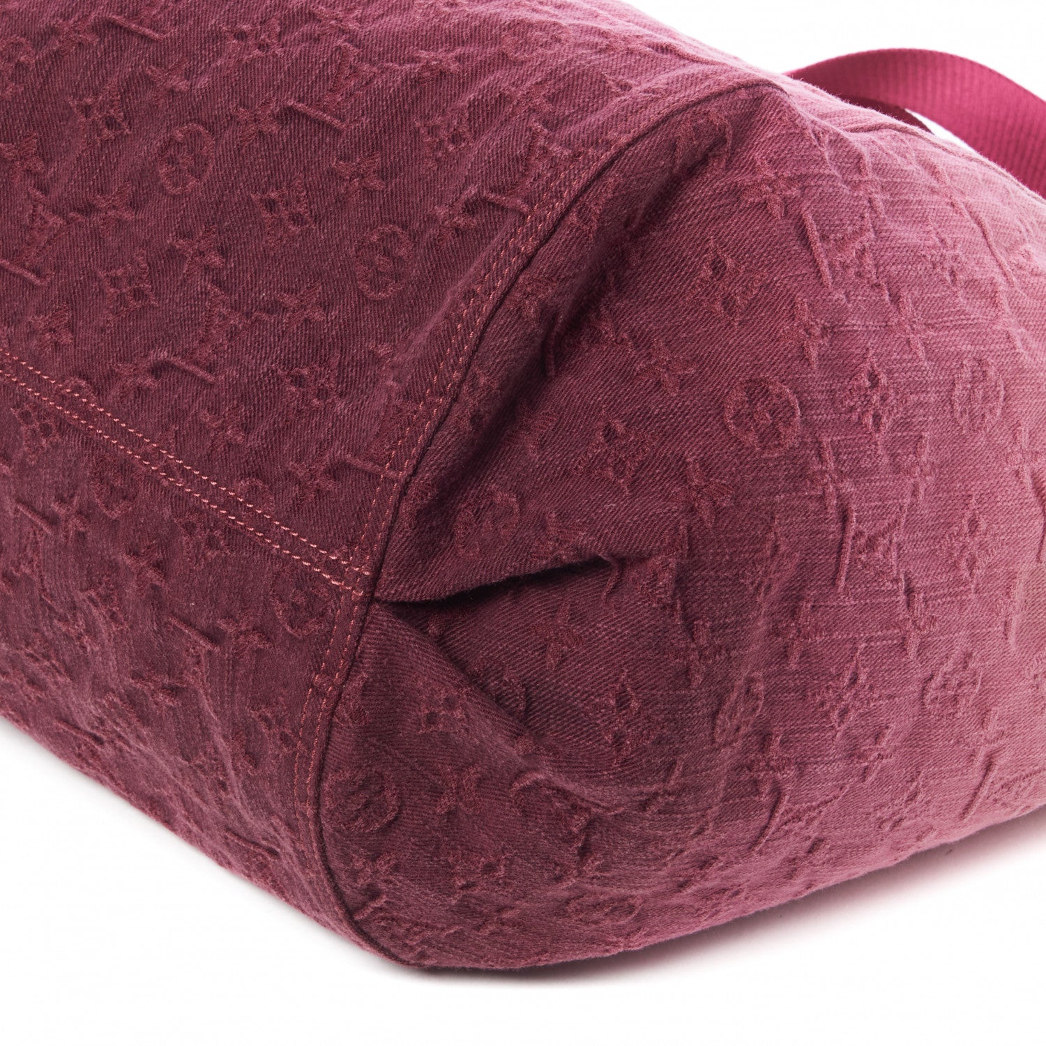 Louis Vuitton Denim Quilted Monogram Sunbeam Rouge Fauviste 4 of 7