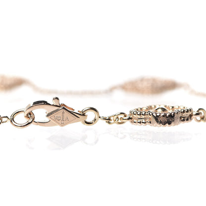 Van Cleef & Arpels 18K Rose Gold 6 Motifs Sweet Alhambra Bracelet 5 of 5