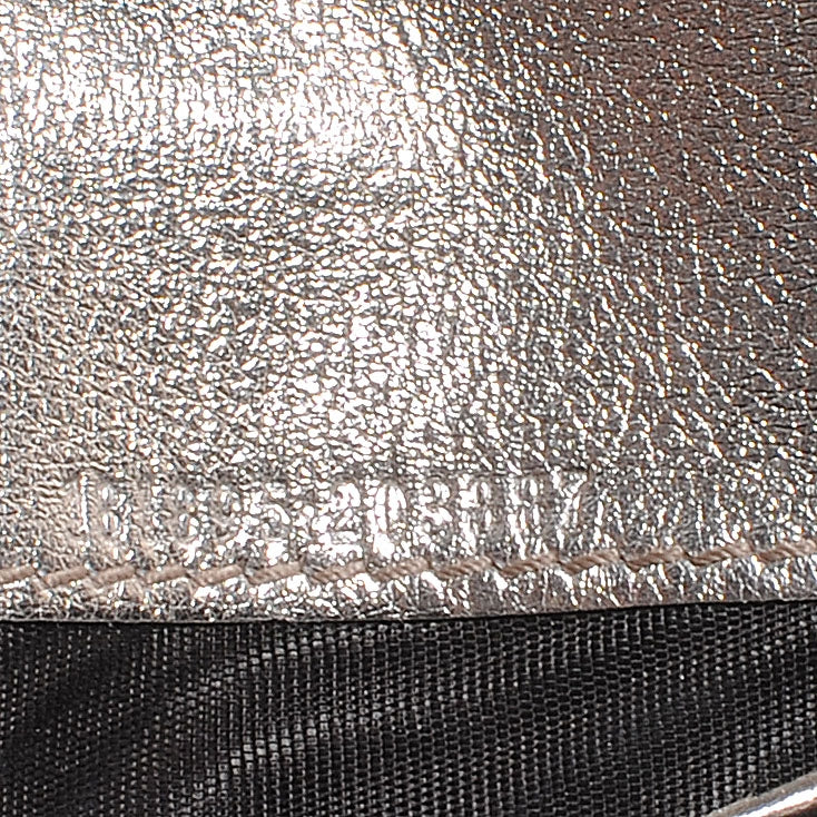 Guccissima Indy Continental Wallet Silver