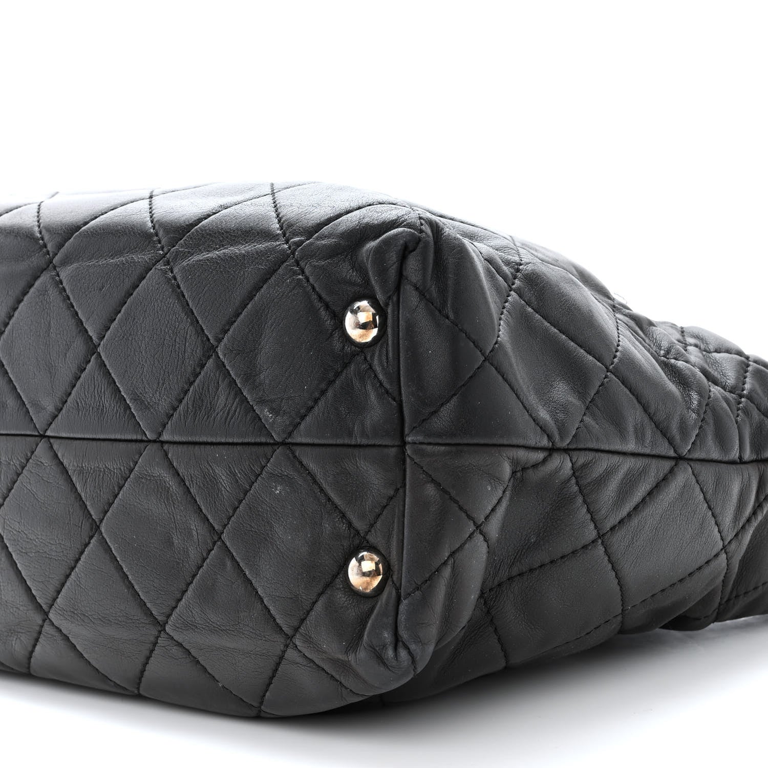 Chanel Calfskin Quilted Large In the Business Tote Black 10 of 11