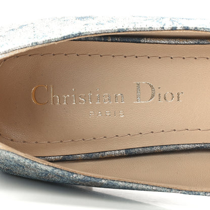 Christian Dior Brocart Lurex Dior Idylle 35mm Pumps 38 Canard 7 of 8