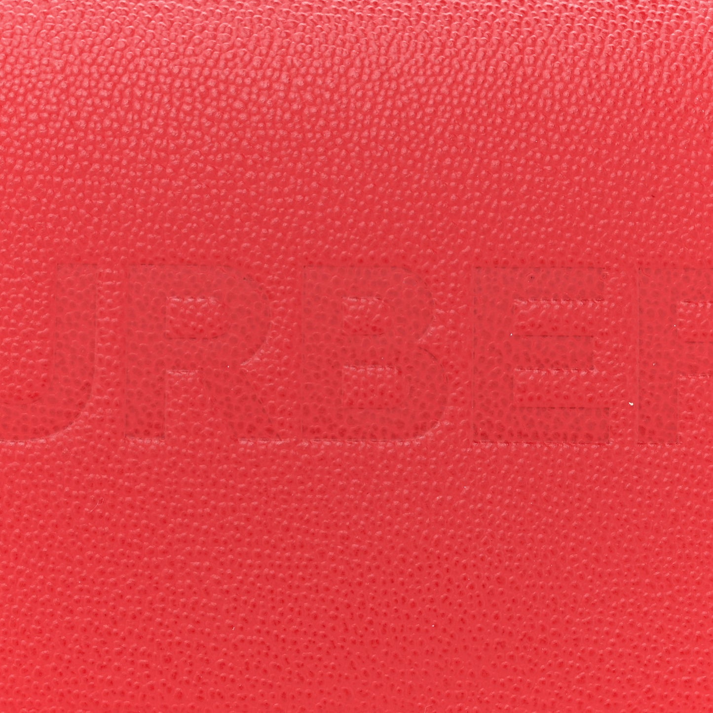 Calfskin Logo Hazelmere Wallet With Detachable Strap Red