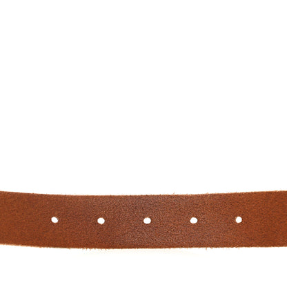 Gucci Cuoio Toscano Nickel Double G 30mm Belt 75 30 Cuir 4 of 6