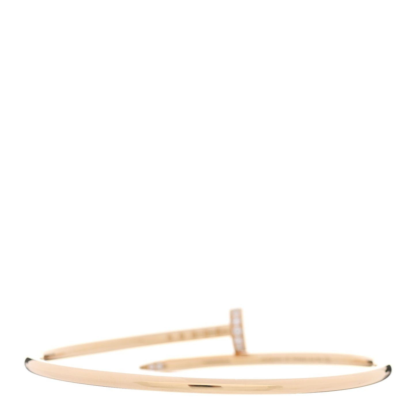 18K Yellow Gold Diamond Small Juste Un Clou Bracelet 15