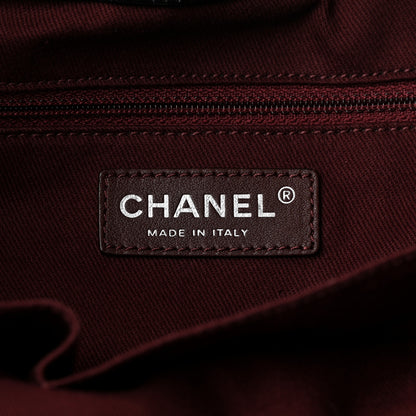 Chanel Iridescent Calfskin Quilted Large In The Mix Tote Black 6 of 10