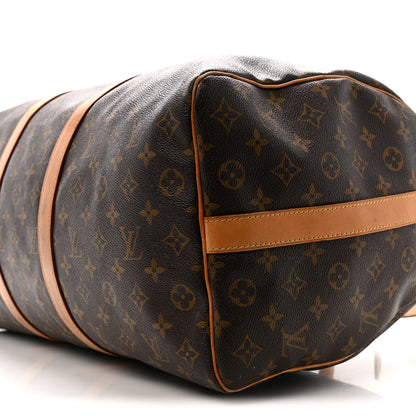 Louis Vuitton Monogram Keepall Bandouliere 50 10 of 14