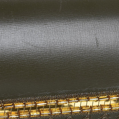 Louis Vuitton Calfskin Embroidered Twist Shoulder Bag PM Green Gold 12 of 12