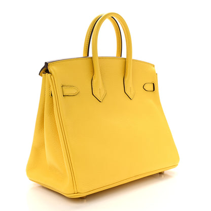 Hermes Taurillon Novillo Birkin 25 Jaune De Naples 3 of 10