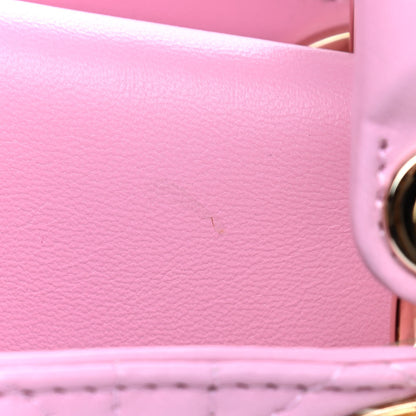 Christian Dior Lambskin Cannage East West Lady Dior Light Pink 9 of 9