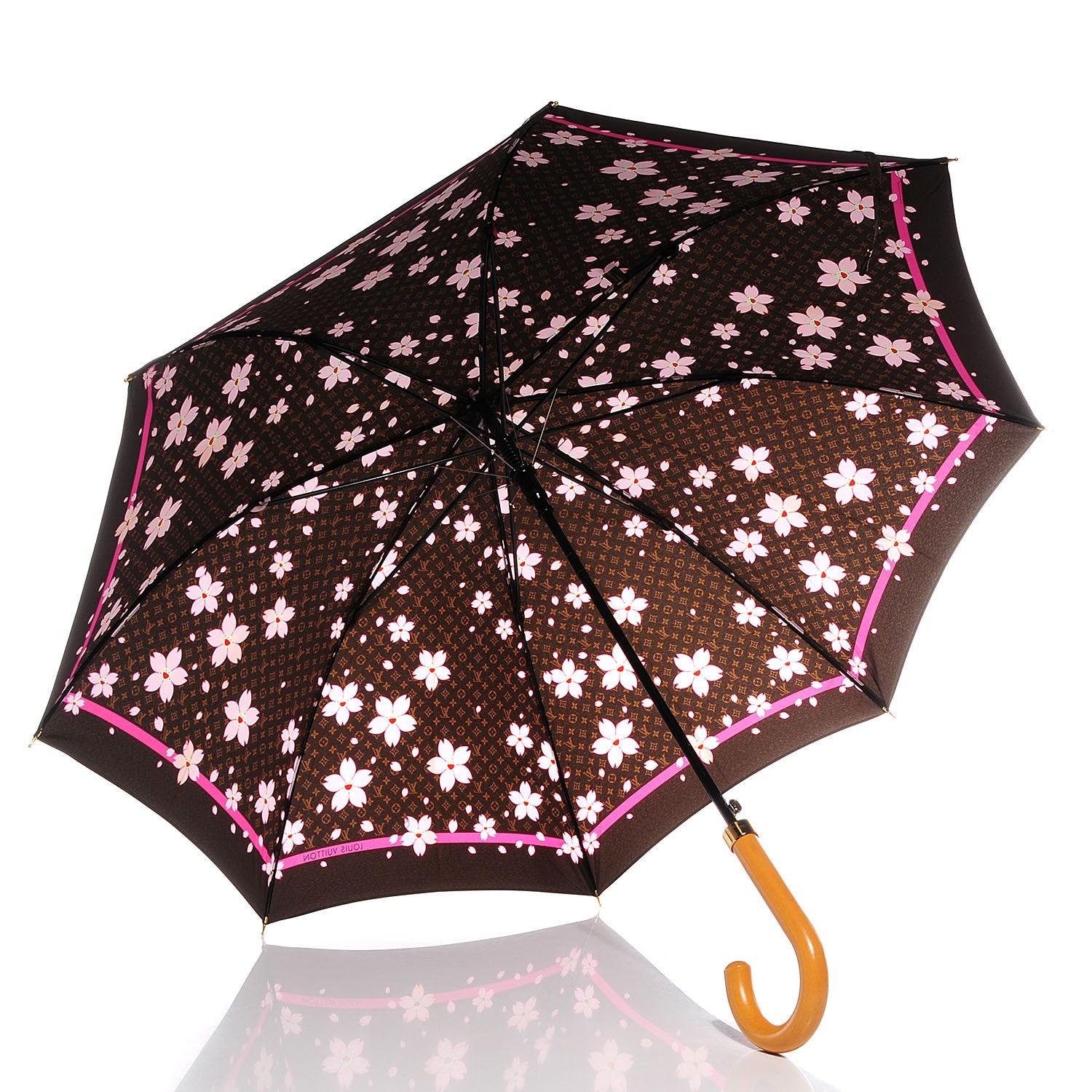 Louis Vuitton Monogram Cherry Blossom Parasol Parapluie Umbrella 3 of 7