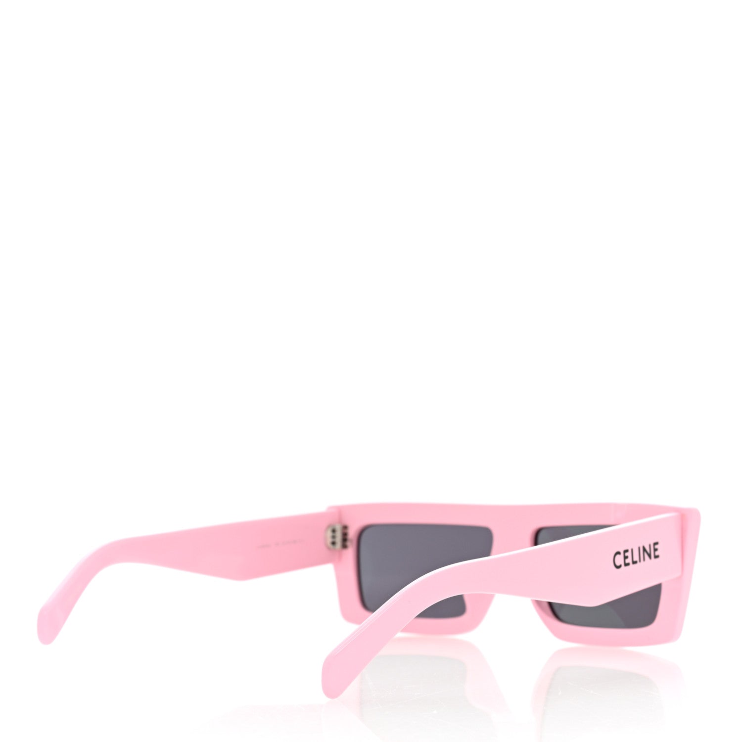 Celine Acetate Monochroms Square Sunglasses CL40214U Light Pink 3 of 7