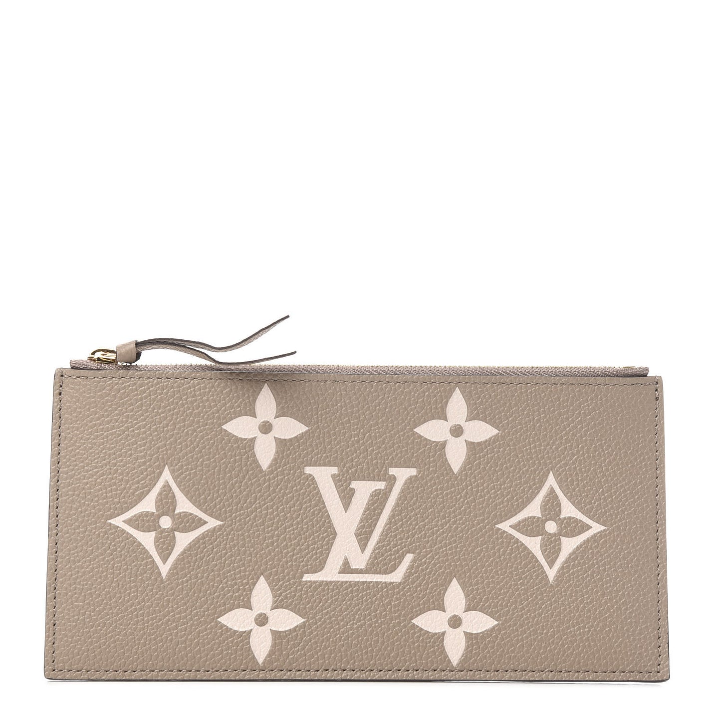 Empreinte Monogram Giant Pochette Felicie Zippered Insert Tourterelle Creme