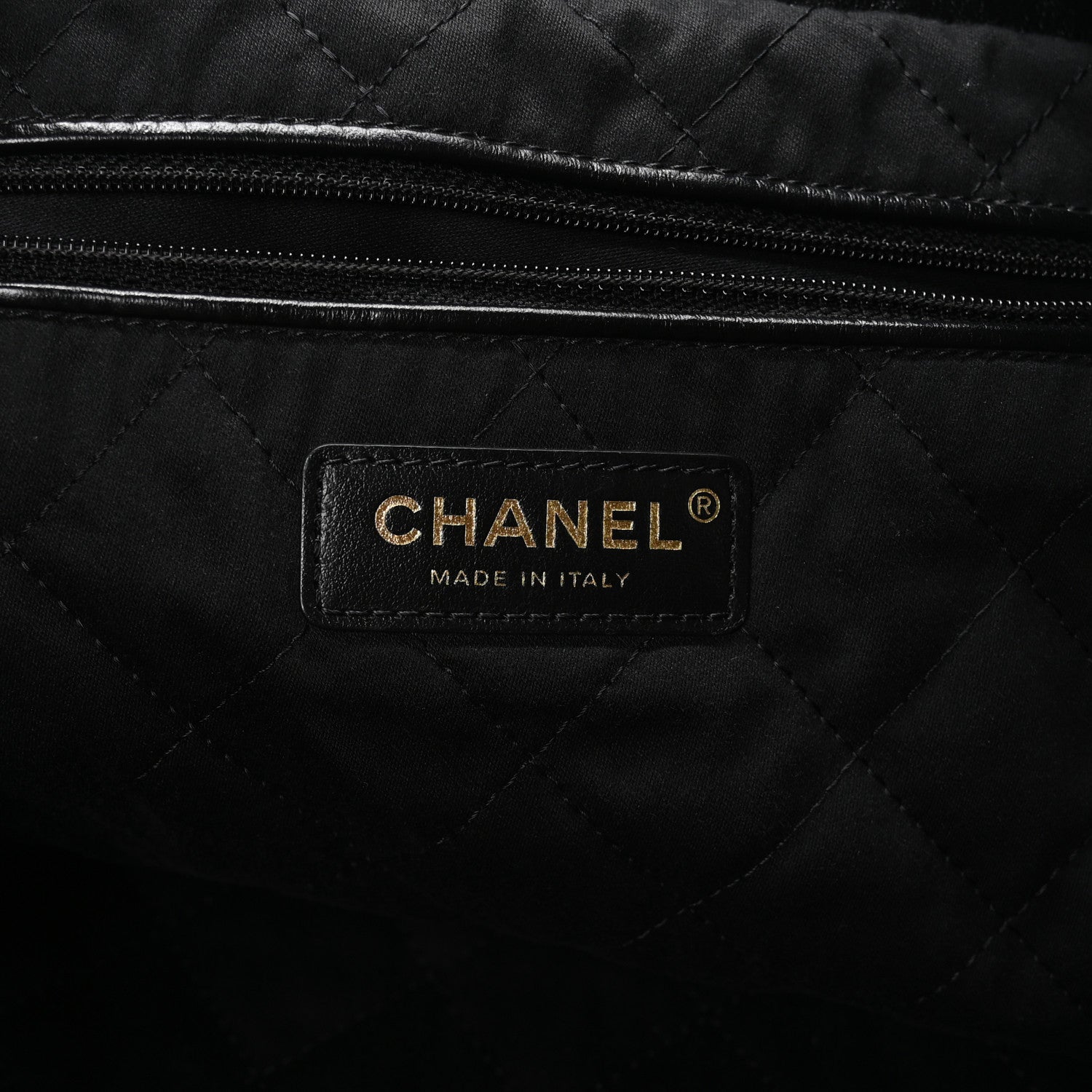 Chanel Shiny Calfskin Quilted Chanel 22 Black 7 of 12