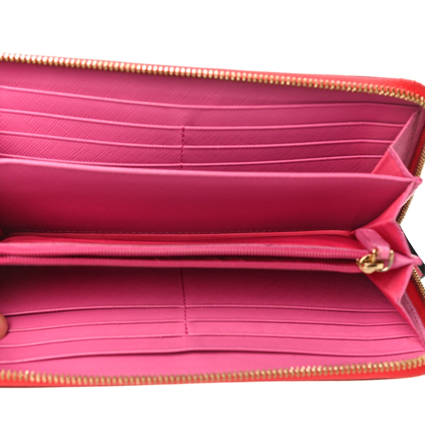 Visetos Large Zip Around Wristlet Wallet