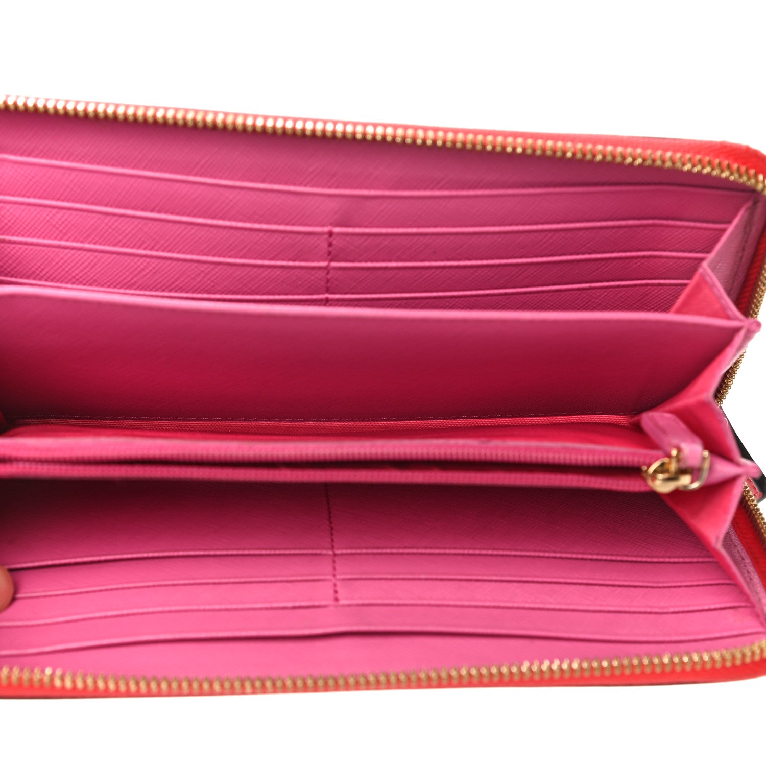 MCM Visetos Large Zip Around Wristlet Wallet 5 of 15
