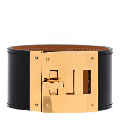 Hermes Chamonix Kelly Dog Bracelet T2 Black 1 of 5