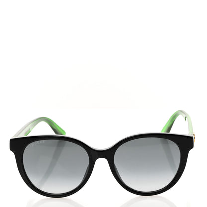 Gucci Acetate Round Web Sunglasses GG0702S Black 2 of 8