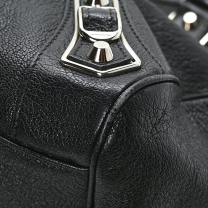 Balenciaga Chevre Silver Metallic Edge Hardware Velo Black 11 of 11