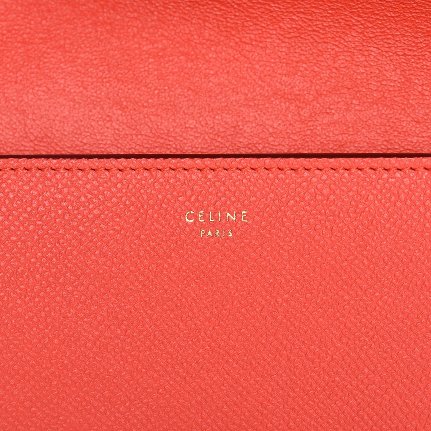 Baby Grained Calfskin Medium Symmetrical Bag Vermillion