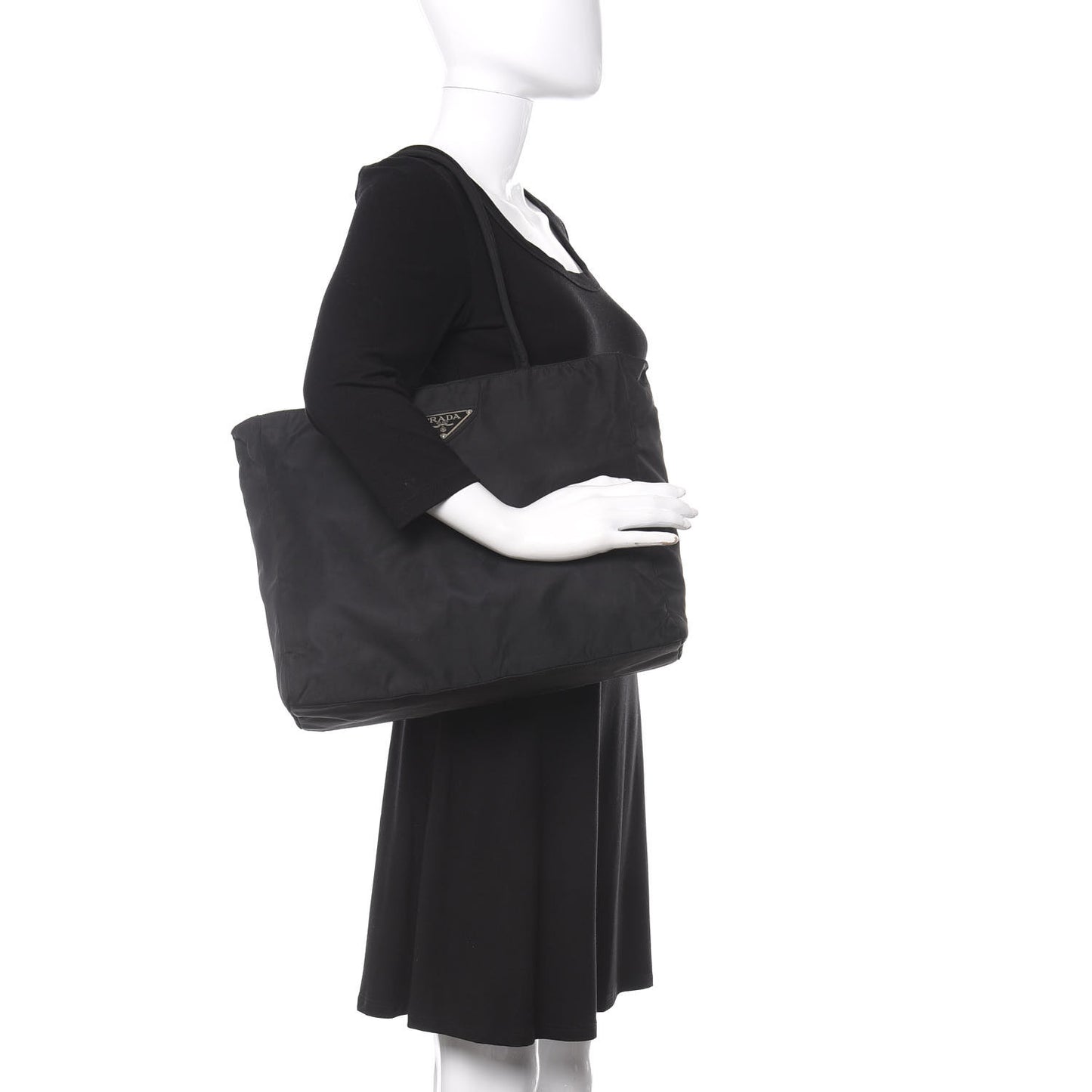 Tessuto Nylon Tote Black