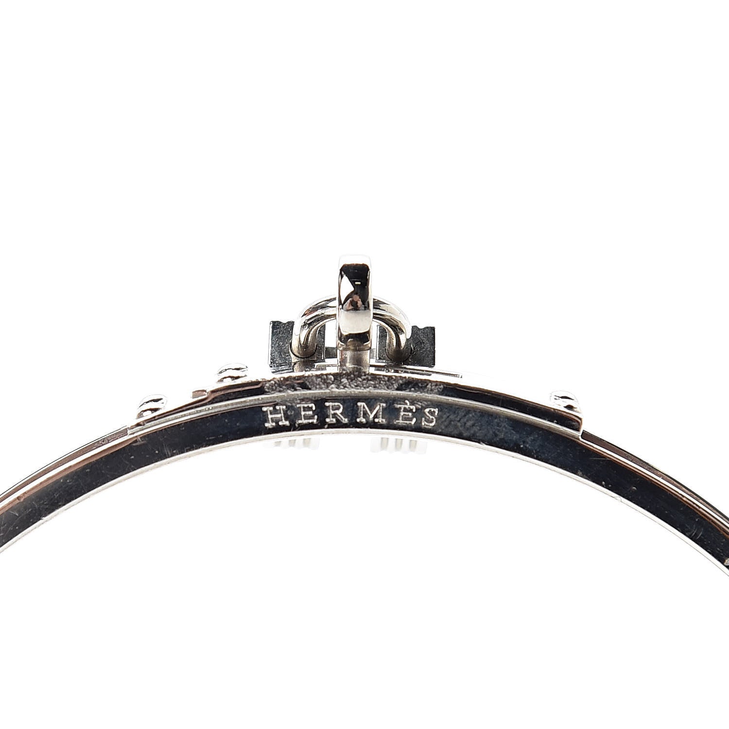 Hermes Courchevel Kelly H Cadena Bracelet Rouge 4 of 6