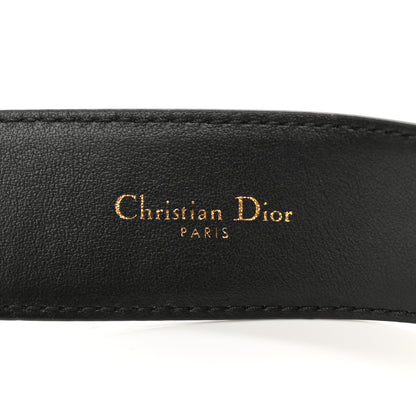Christian Dior Calfskin Bobby CD Belt 90 Black 3 of 8