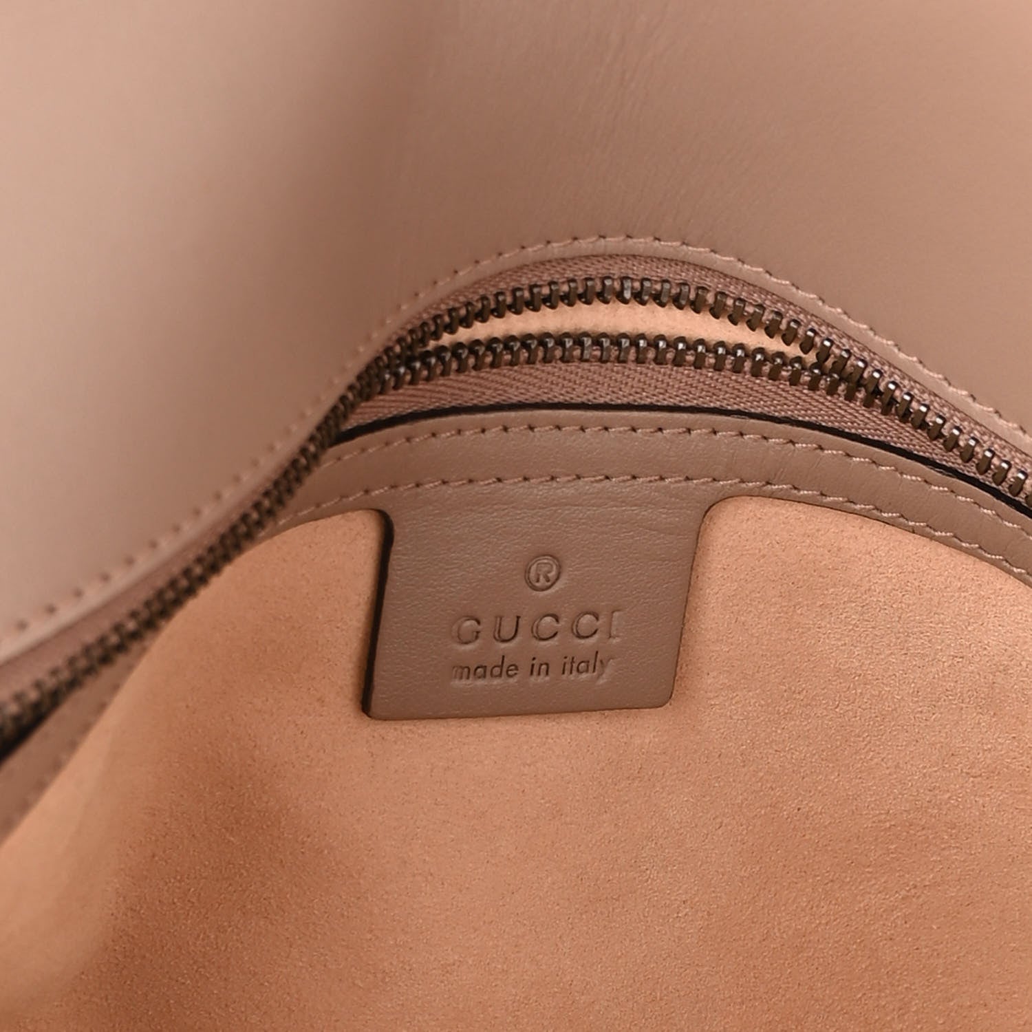 Gucci Calfskin Matelasse Medium GG Marmont Shoulder Bag Porcelain Rose 6 of 10